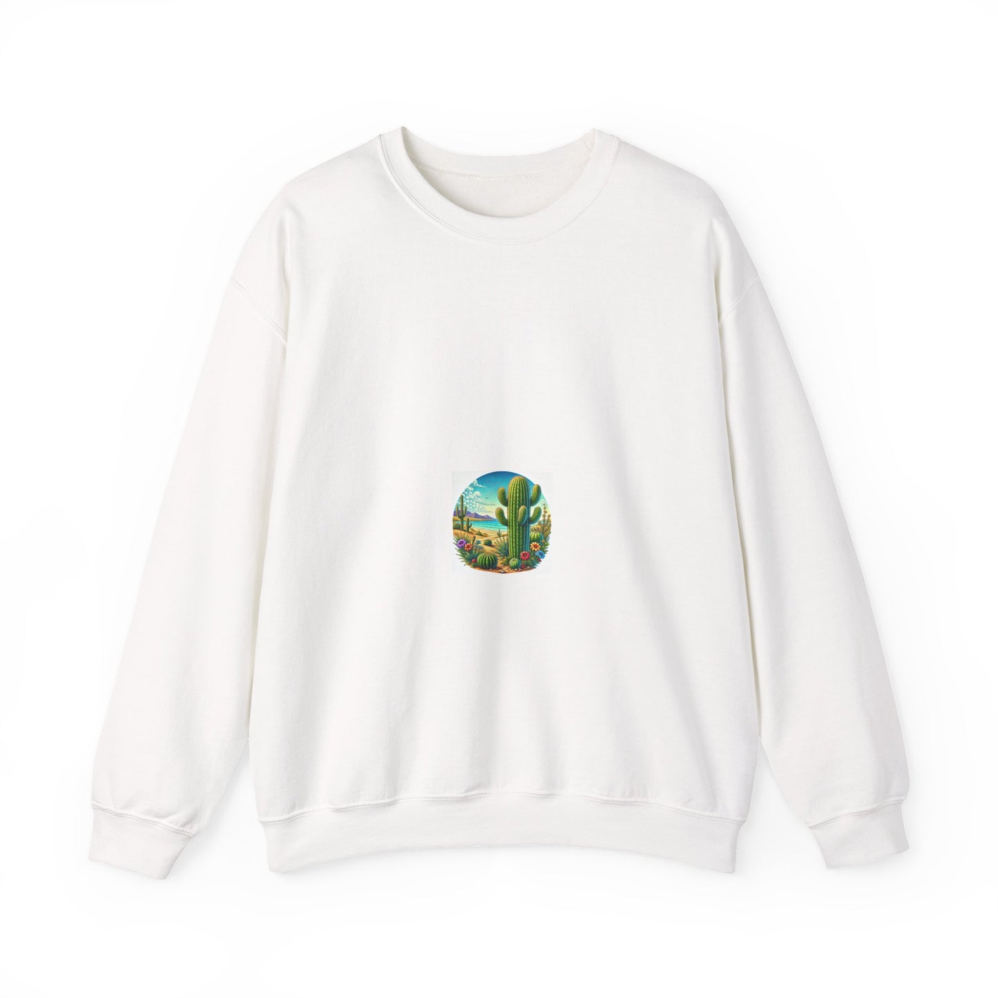 Desert Cactus Bloom Garden Crewneck Sweatshirt Plant Lover Gift