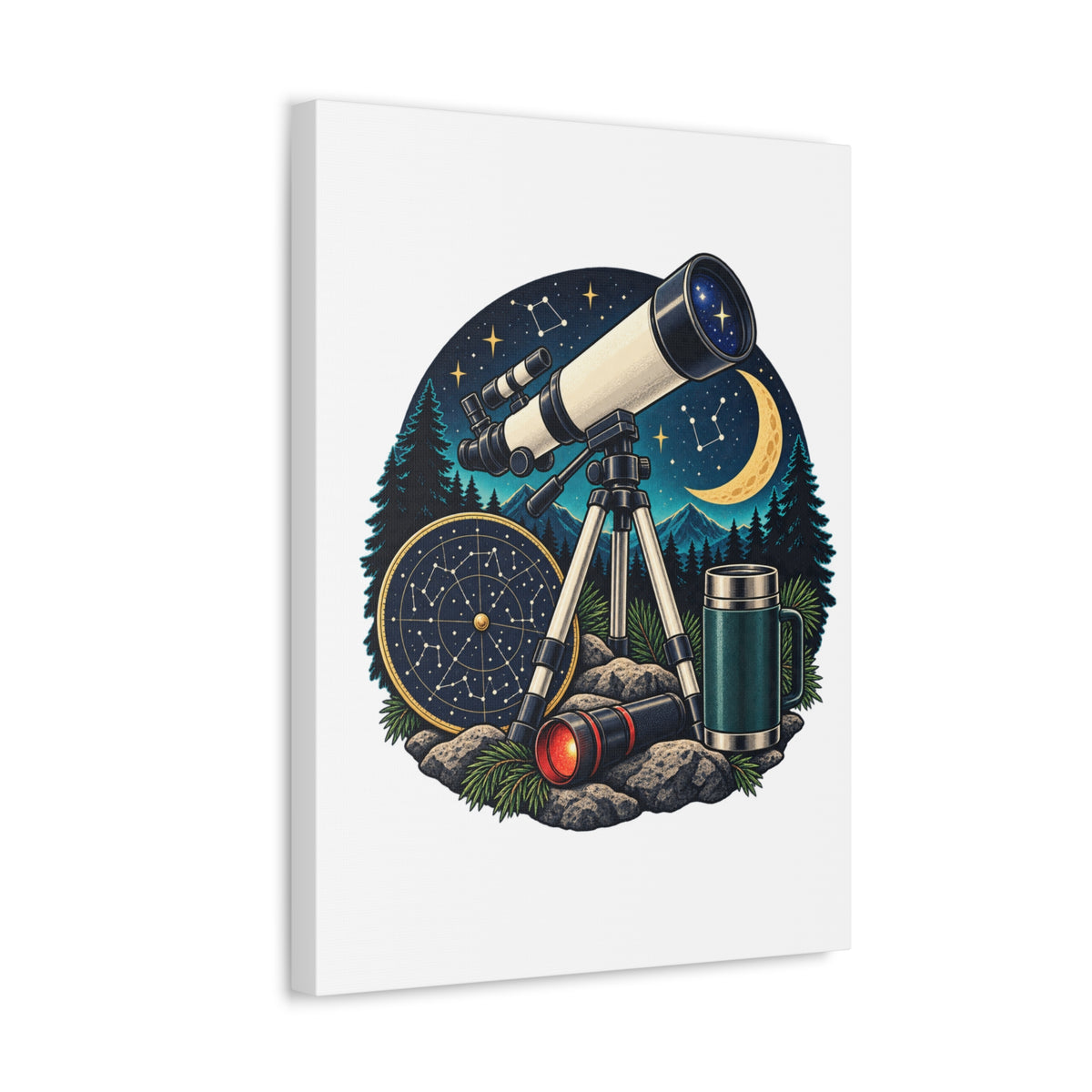 Backyard Stargazing Workshop Canvas