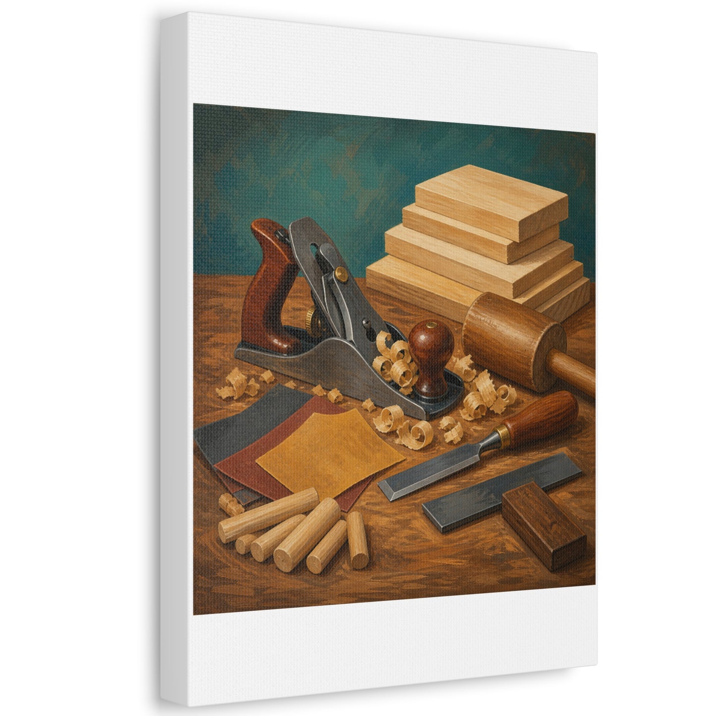 Classic Woodworking Tools Hobby Canvas Art