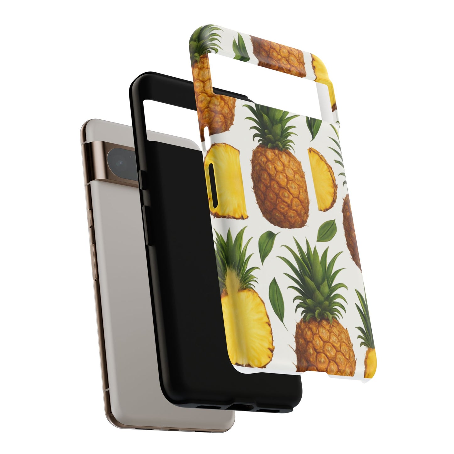 Pineapple Phone Case - Tough Cases, Tropical Phone Cover, Summer Vibe Accessories, Cute Pineapple Design, Fun Gift for Fruit Lovers