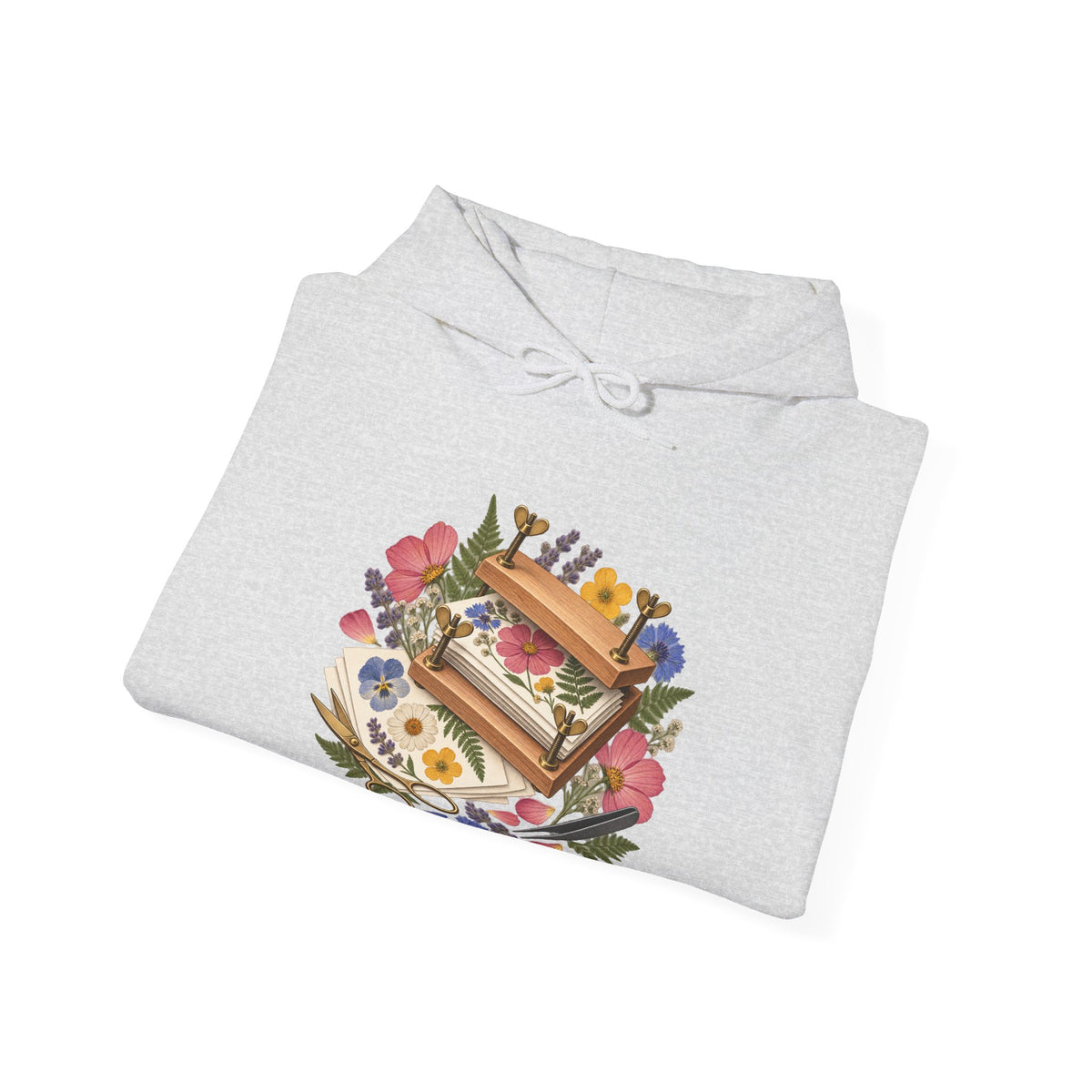 Botanical Flower Press Workshop Hoodie