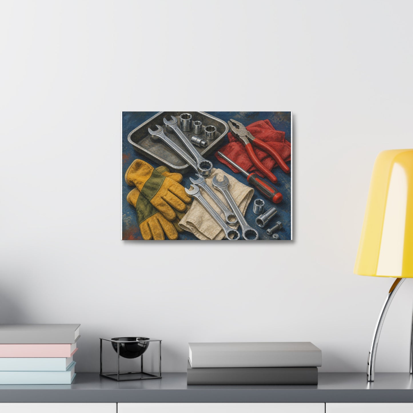 Classic Mechanic Hand Tools Art Canvas Art