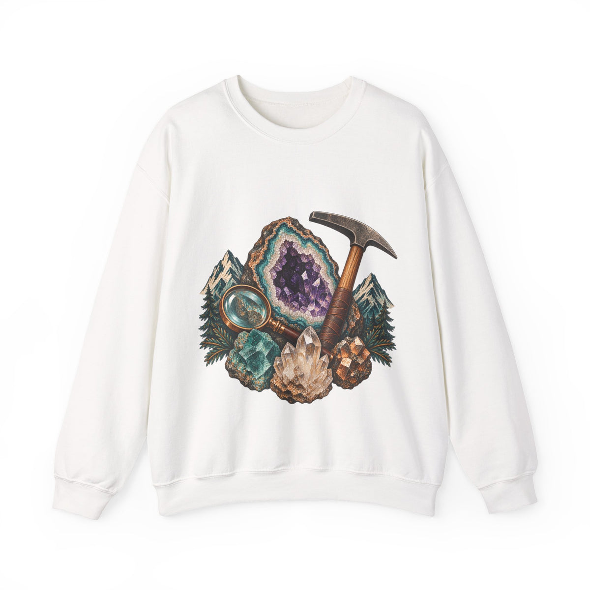 Vintage Geode and Rockhounding Field Kit Sweatshirt