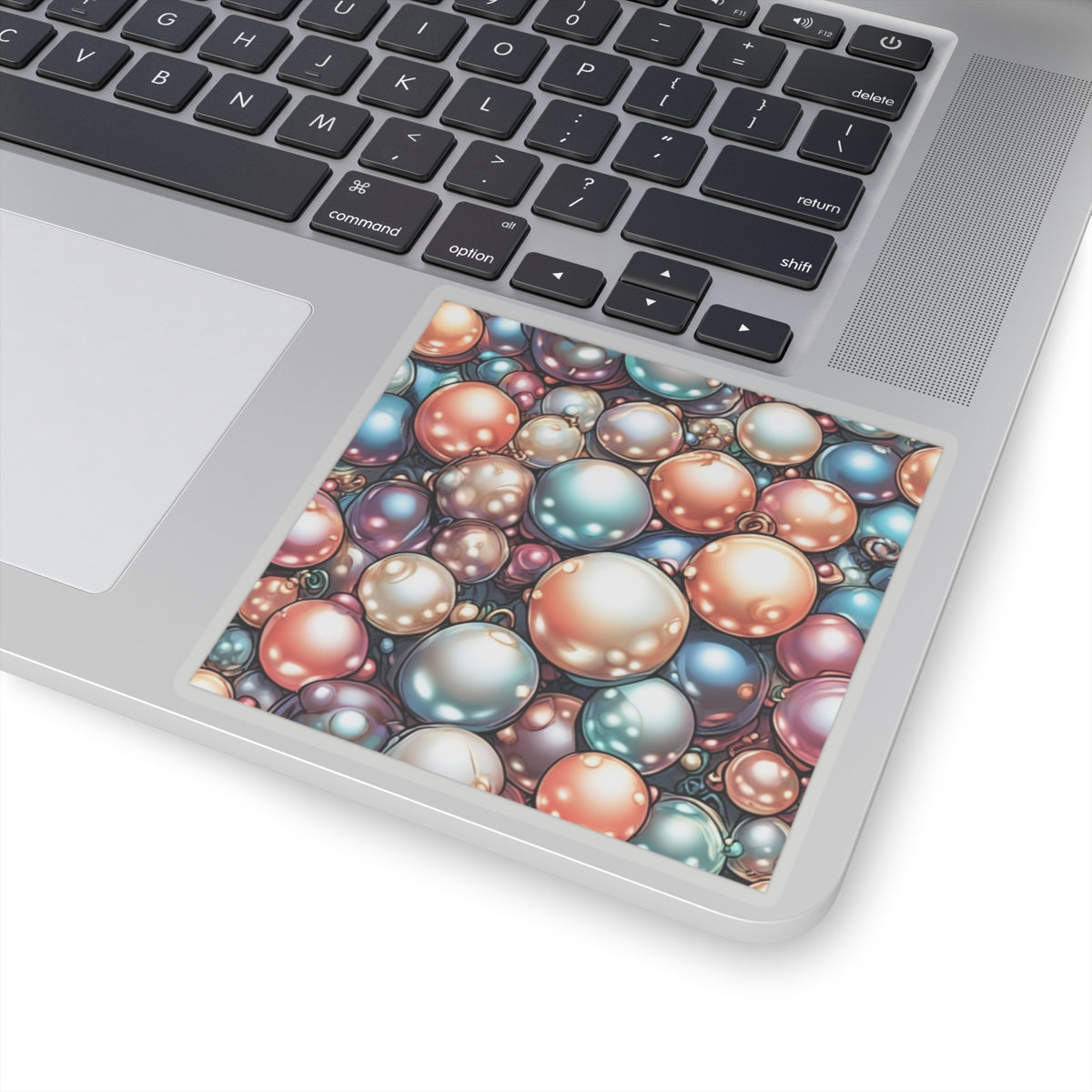 Glossy Orb Marble Abstract Gift Art Sticker