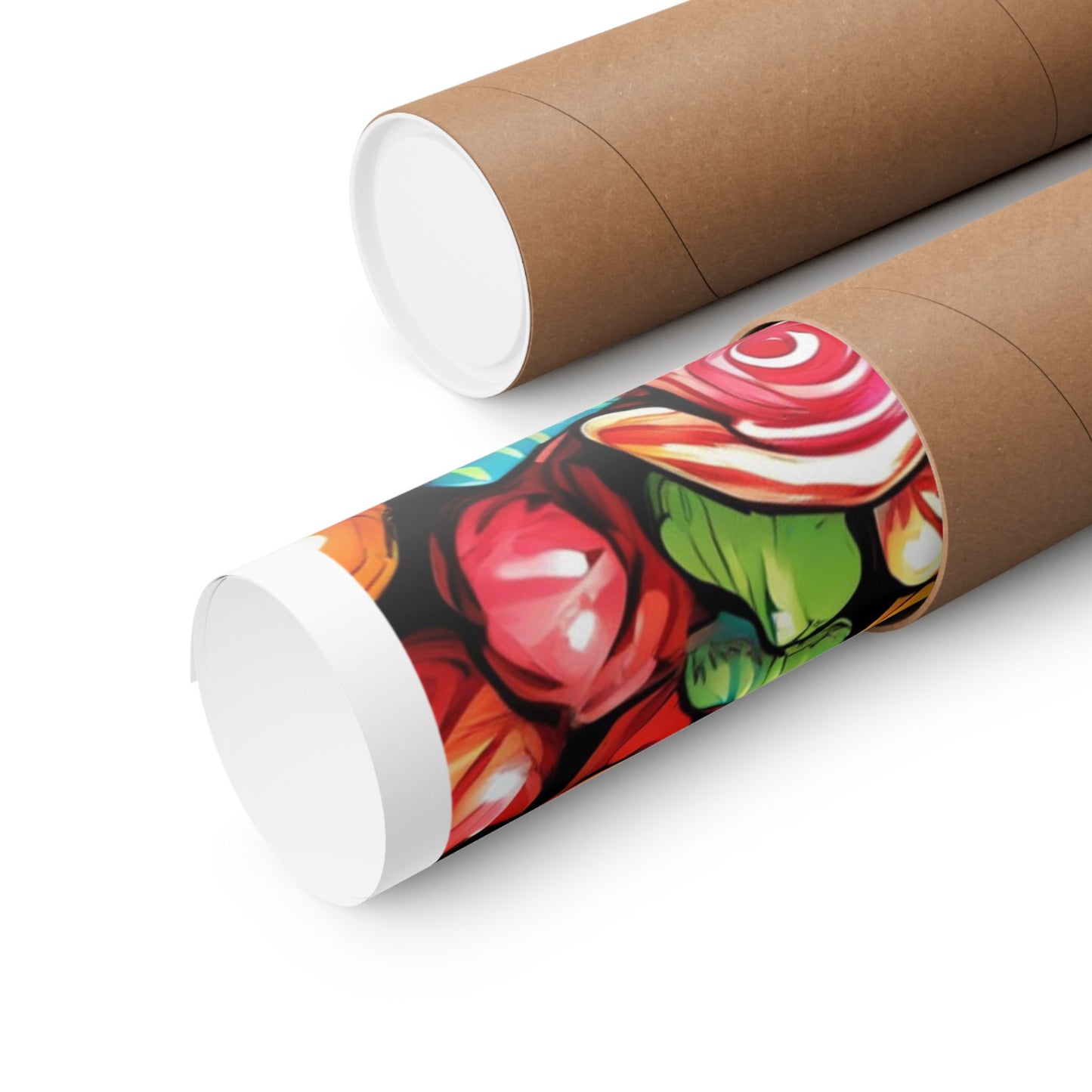 Colorful Candy Pattern Sweets Gift Art Poster