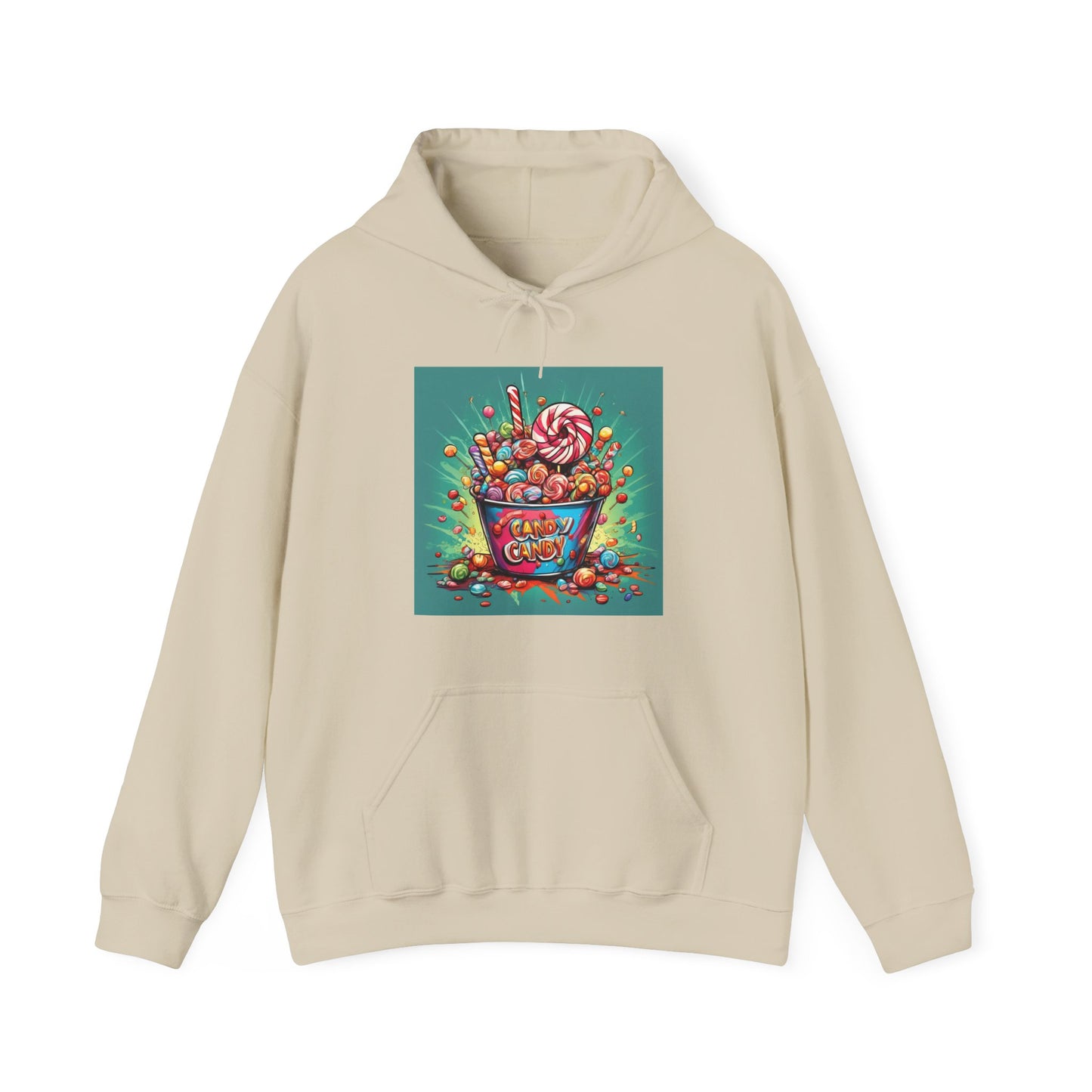 Holiday Candy Bucket Sweets Gift Art Hoodie