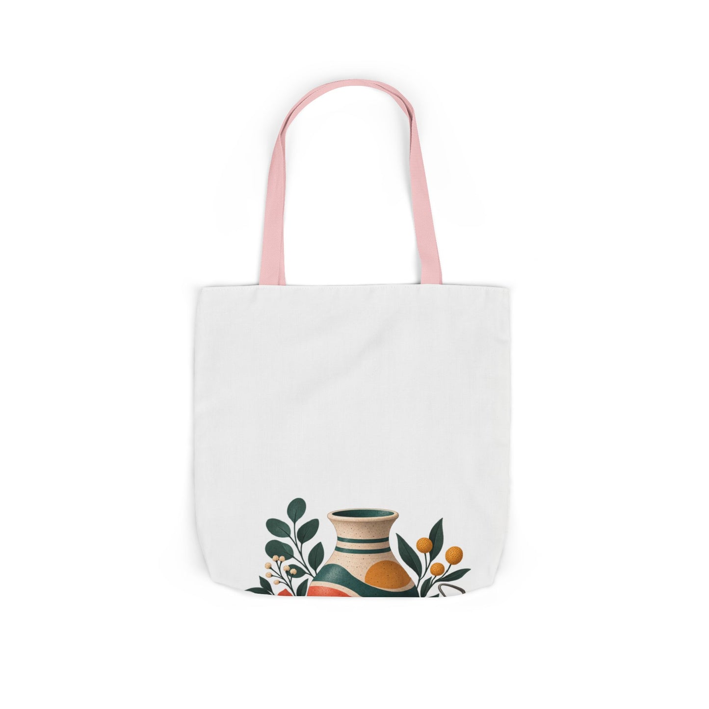 Midcentury Pottery Botanical Art Tote Bag