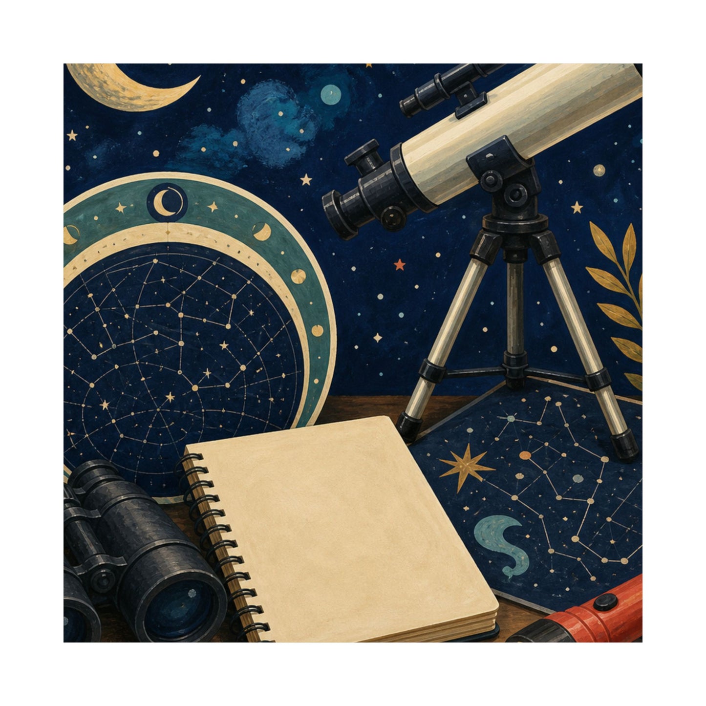 Classic Stargazing Astronomy Hobby Poster