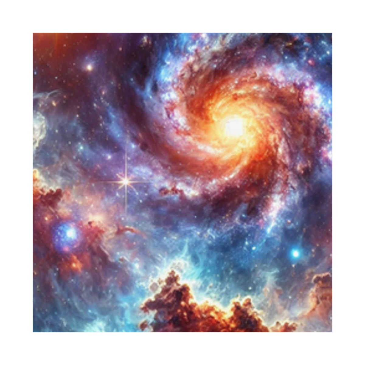 Galaxy Nebula Dreamscape Abstract Space Poster Wall Art Decor