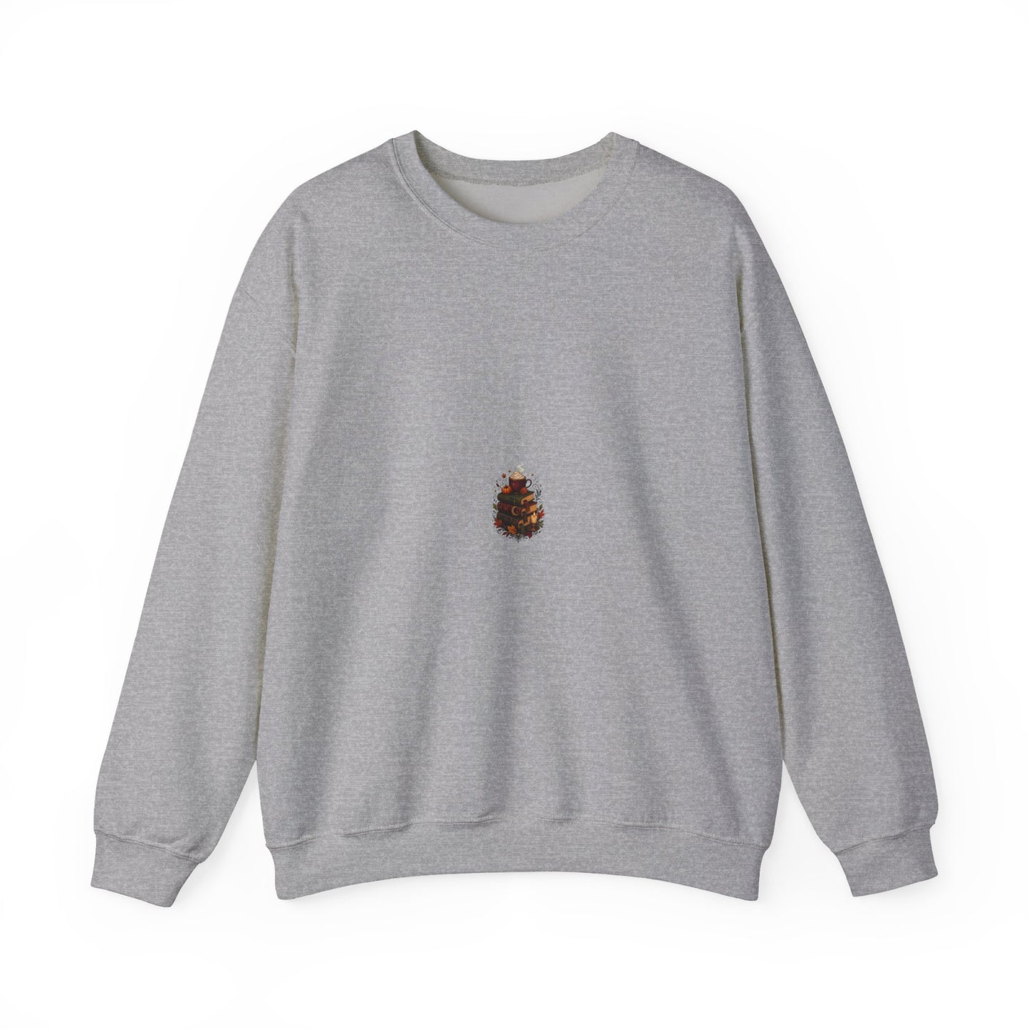 Autumn Library Latte Stack Book Lover Sweatshirt