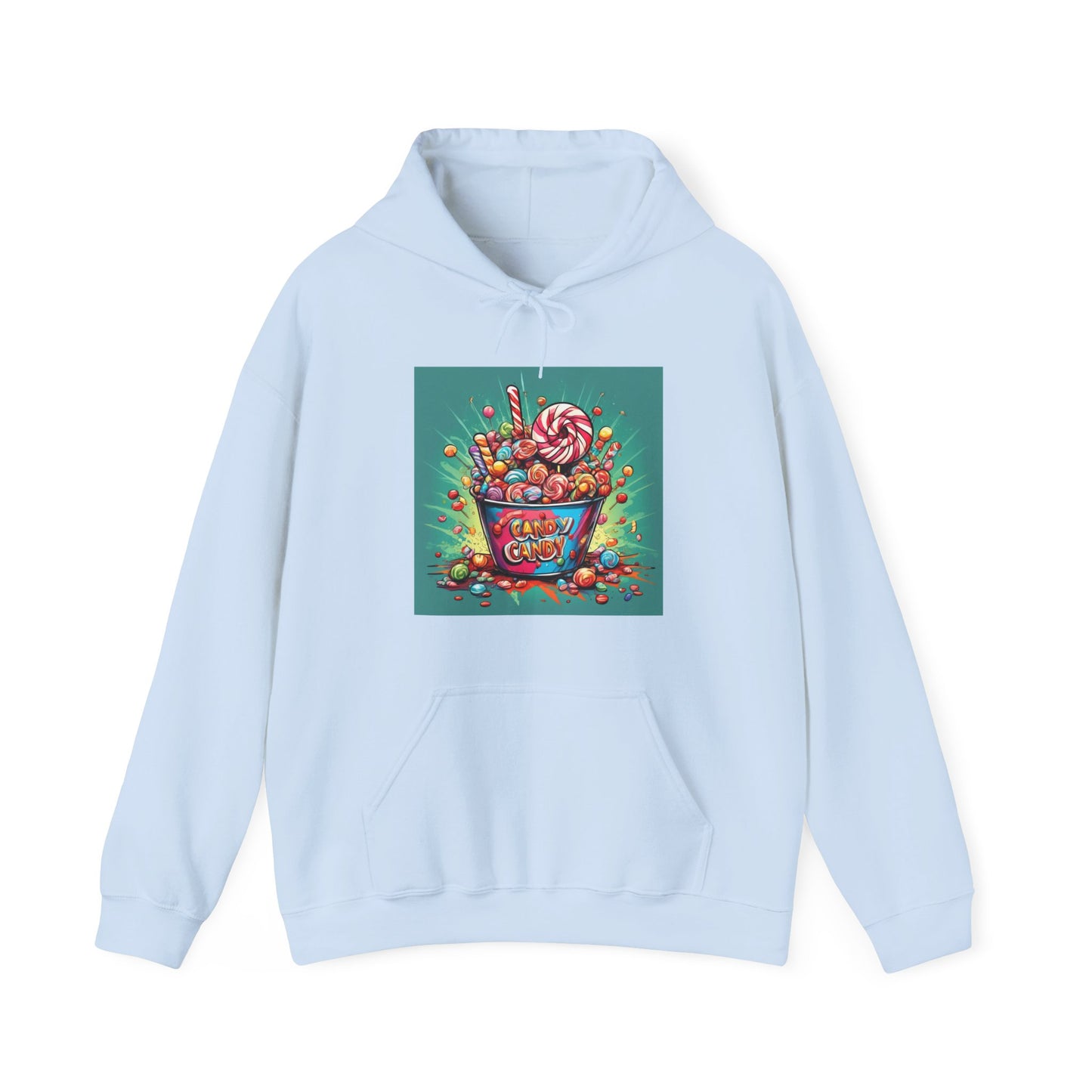 Holiday Candy Bucket Sweets Gift Art Hoodie