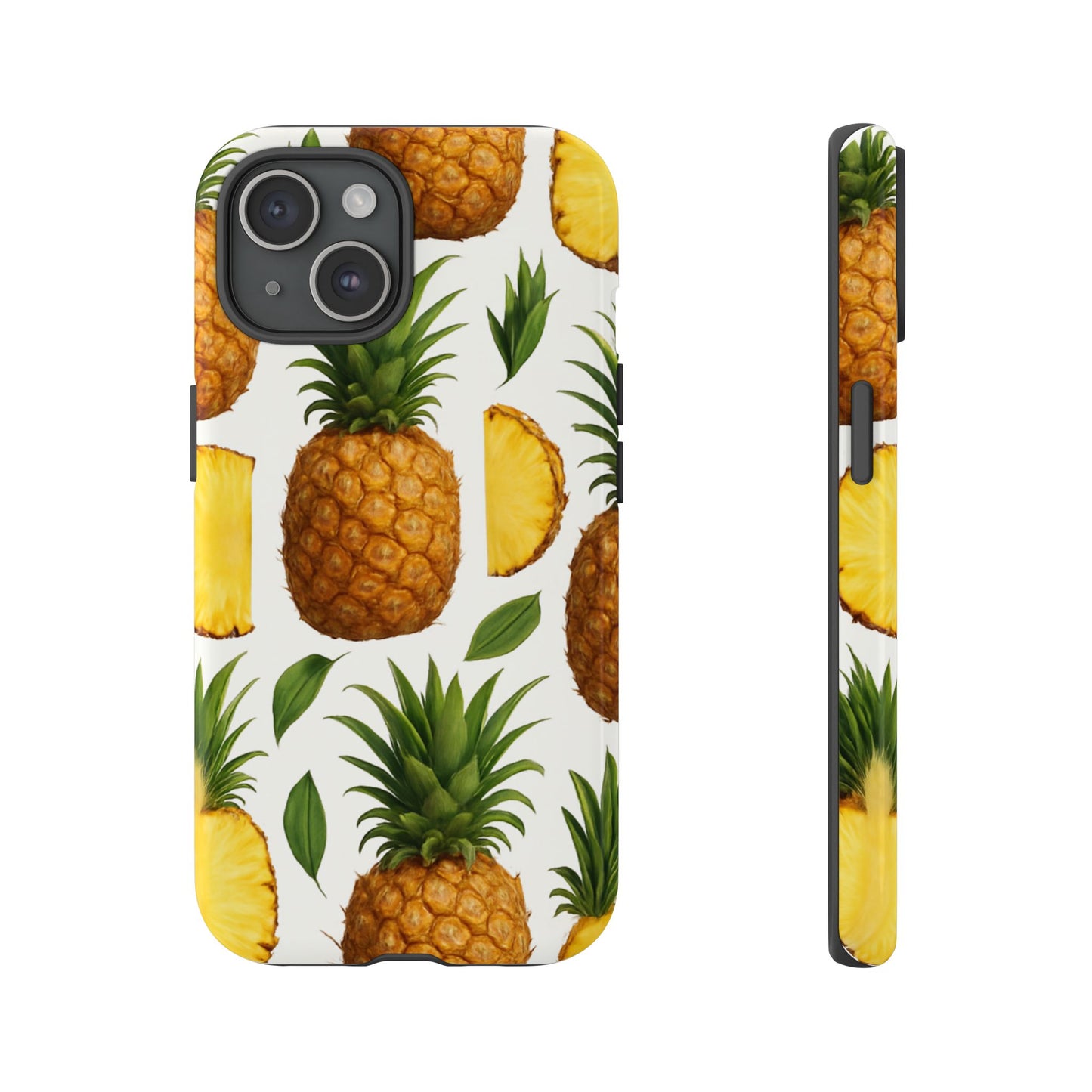 Pineapple Phone Case - Tough Cases, Tropical Phone Cover, Summer Vibe Accessories, Cute Pineapple Design, Fun Gift for Fruit Lovers