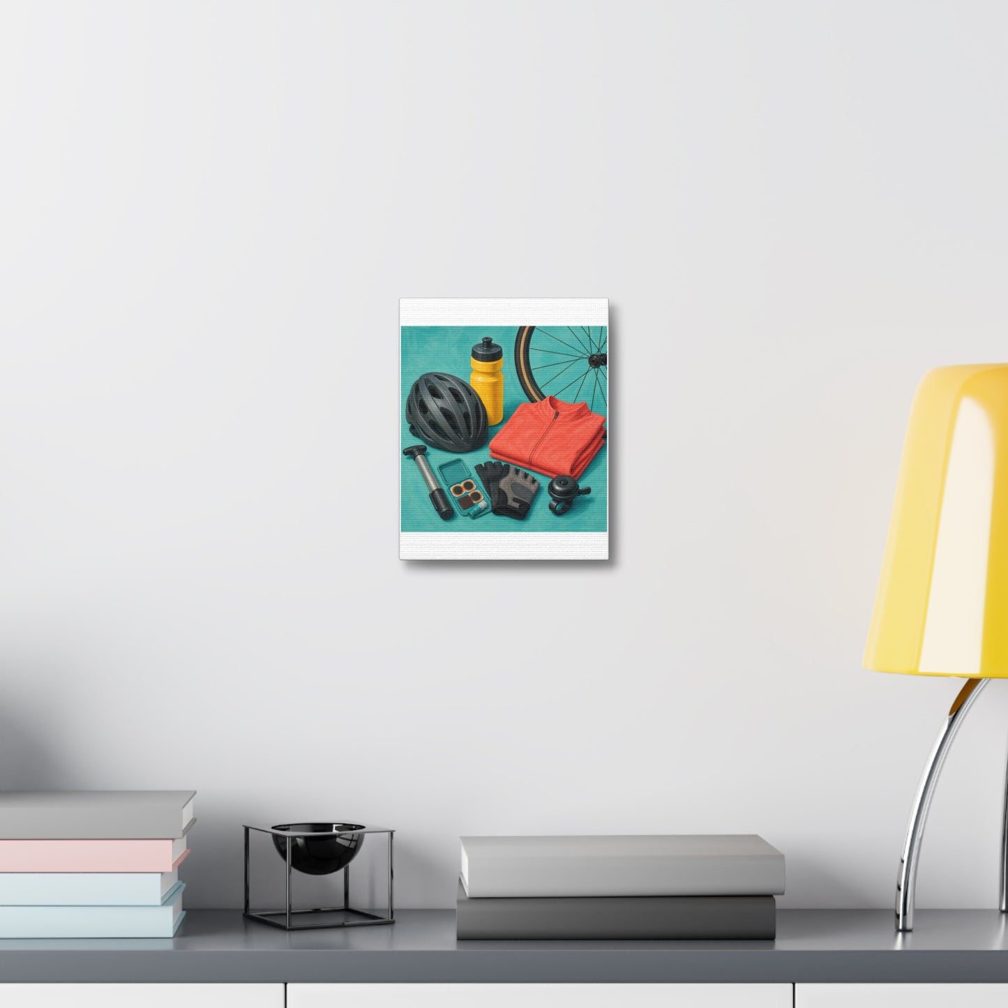 Colorful Cycling Gear Hobby Canvas Art