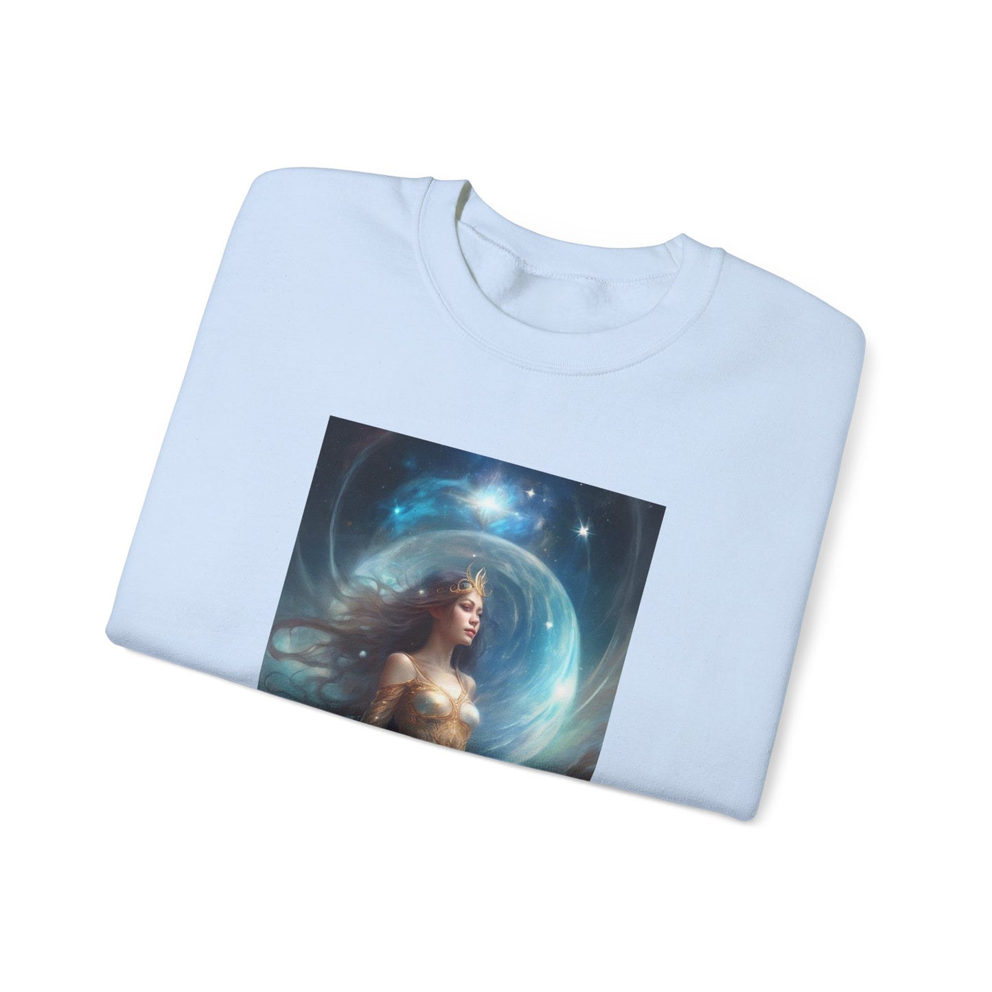 Lunar Celestial Queen Fantasy Portrait Sweatshirt