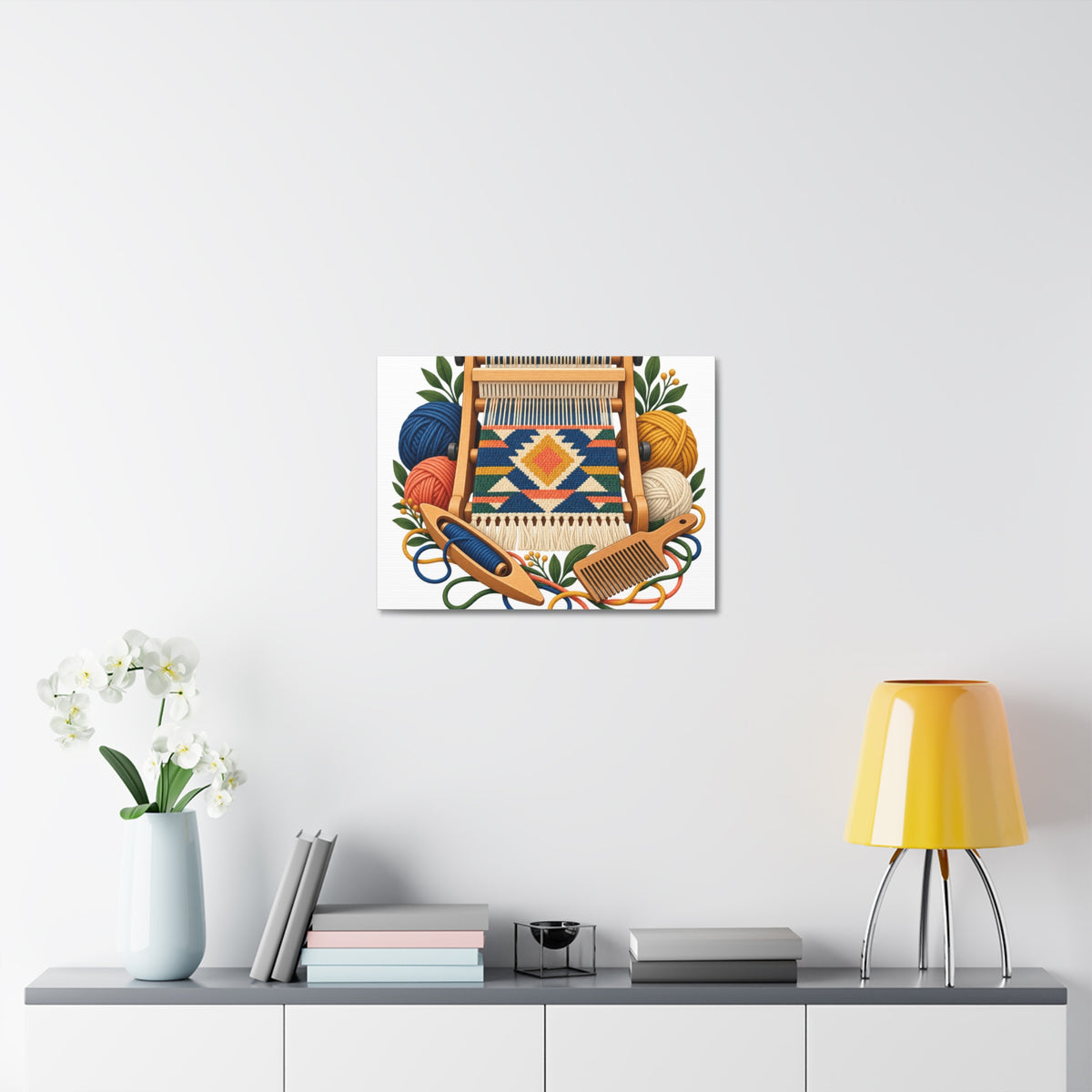 Geometric Hand Weaving Workshop Canvas