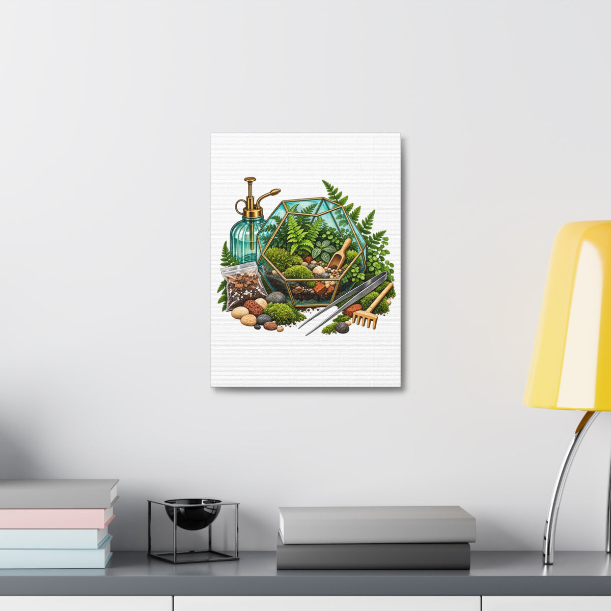 Fern Terrarium Building Workshop Canvas