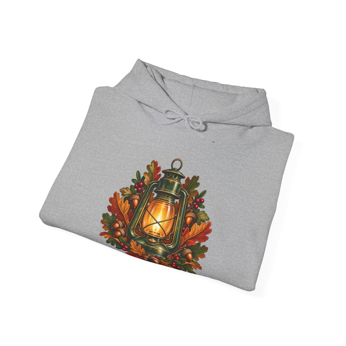 Autumn Oak Lantern and Acorns Hoodie