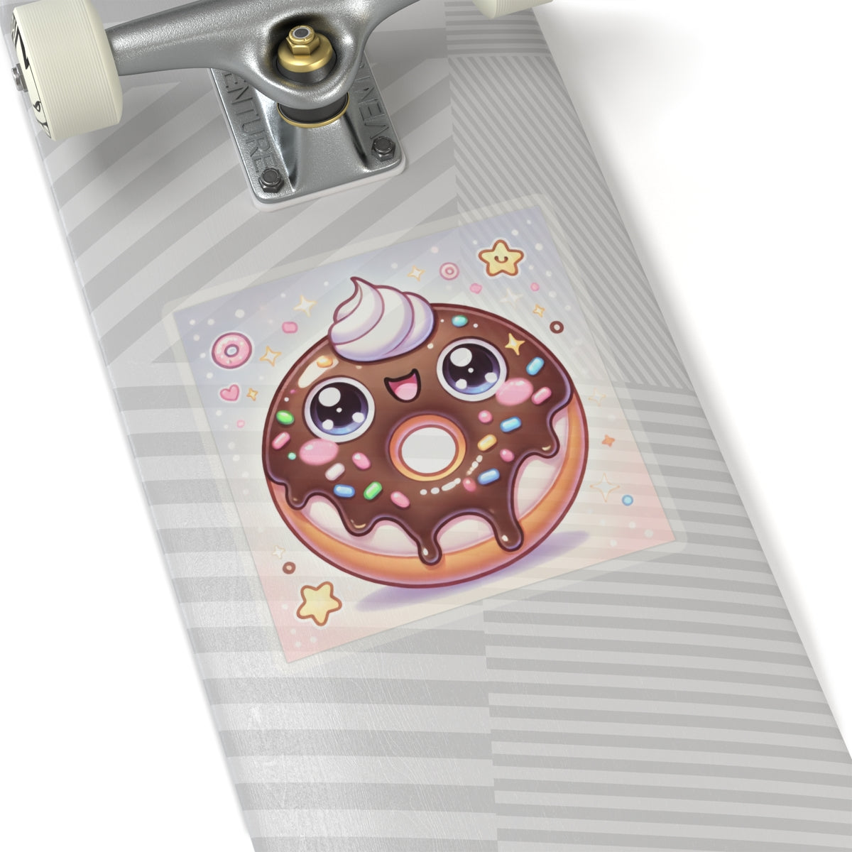 Kawaii Chocolate Donut Cute Dessert Art Sticker