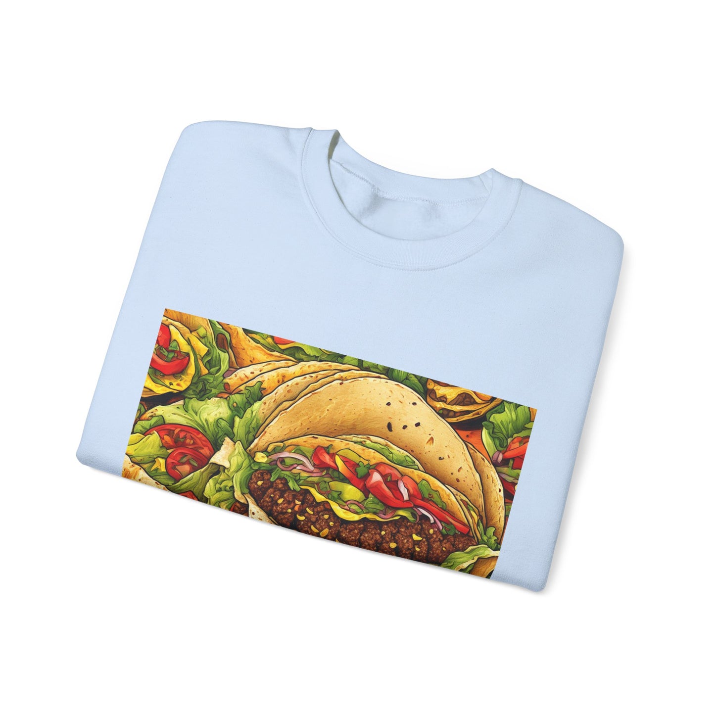 Stacked Taco Fiesta Foodie Gift Art Sweatshirt