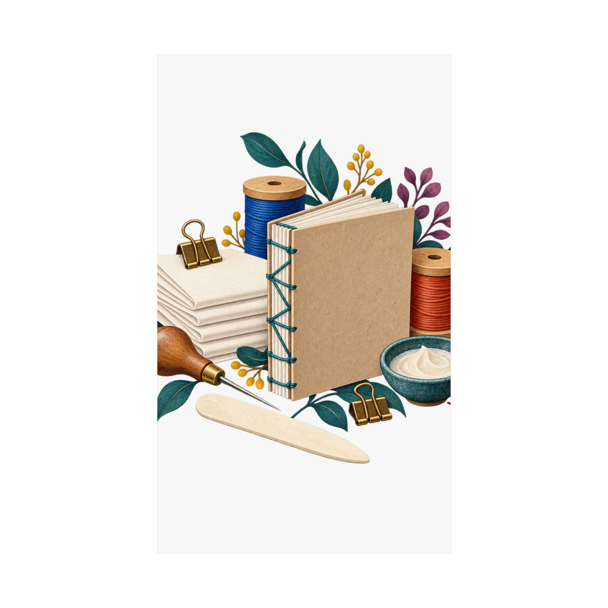 Hand Bookbinding Workshop Poster