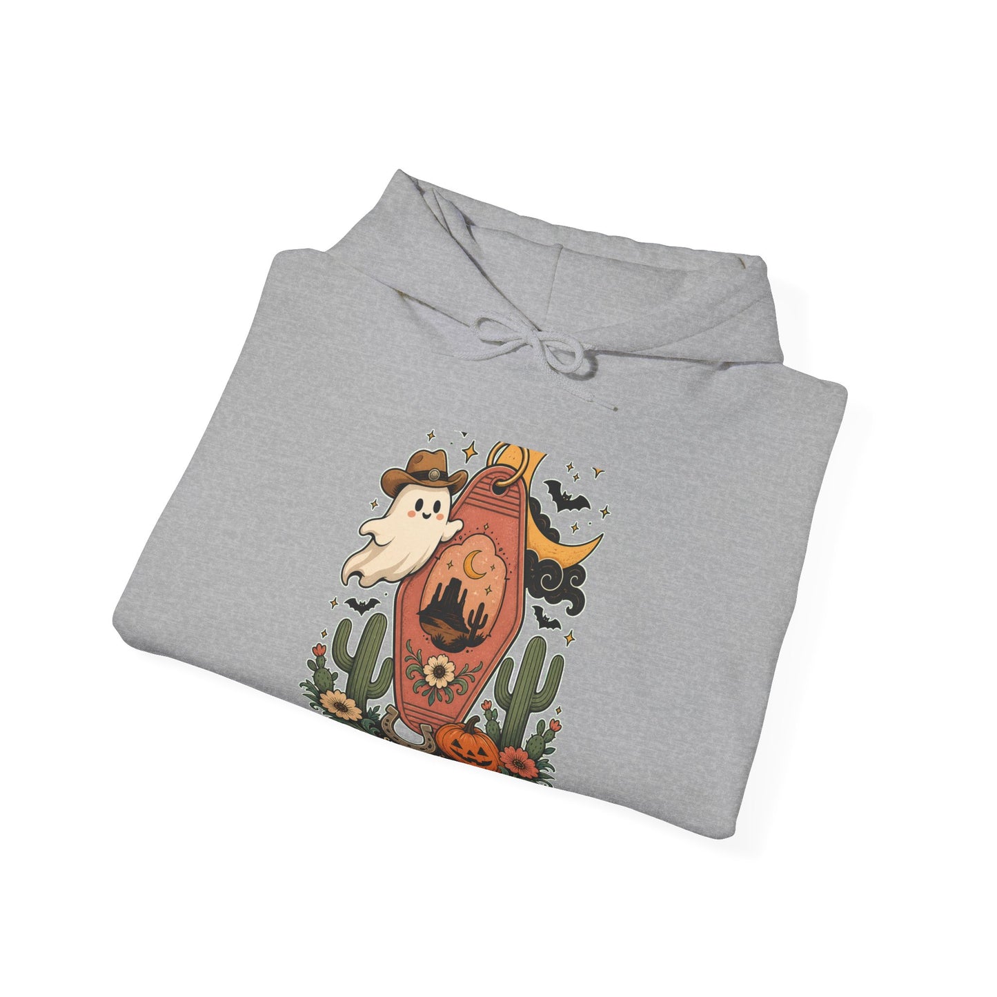 Haunted Desert Keytag Ghost Halloween Hoodie