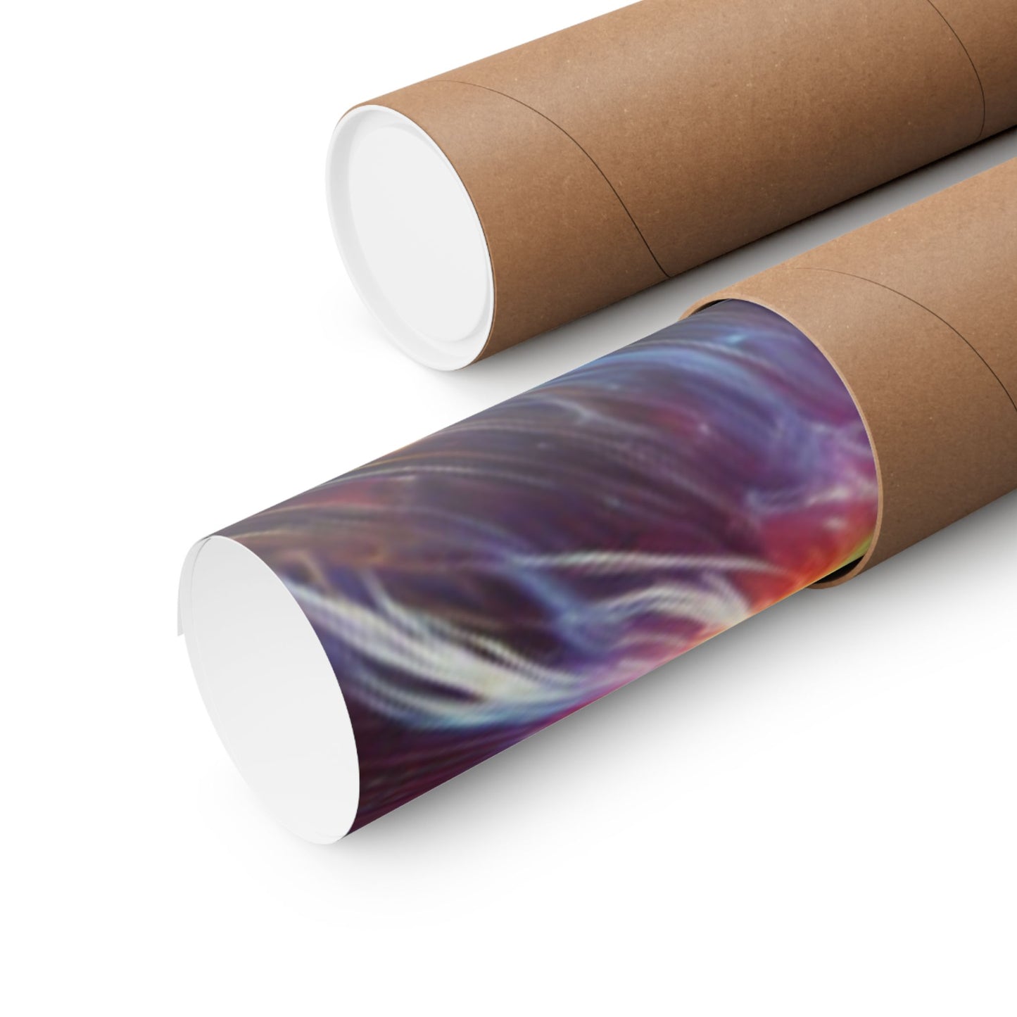 Cosmic Starburst Energy Abstract Space Poster Wall Art Decor
