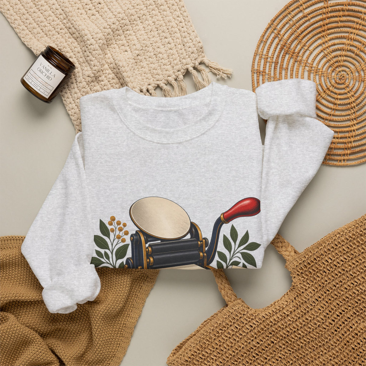 Botanical Letterpress Printshop Sweatshirt