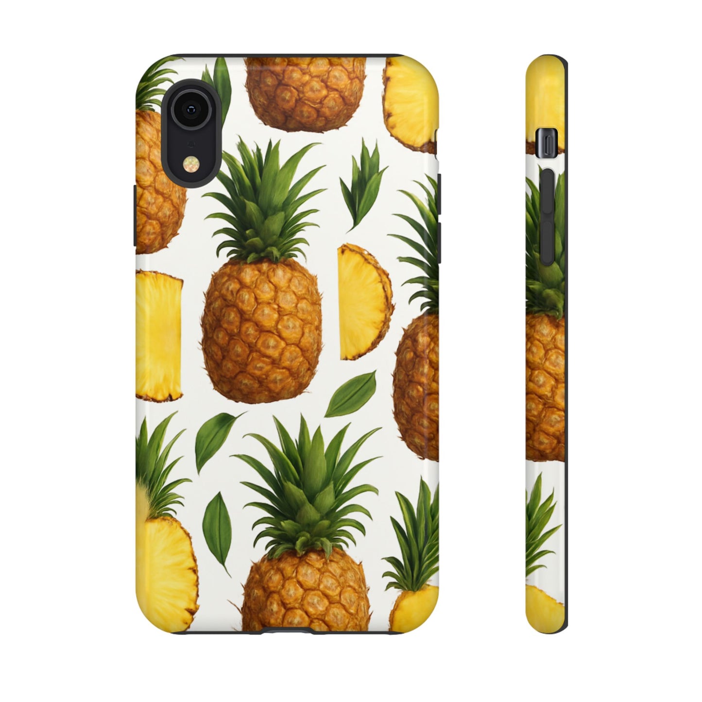 Pineapple Phone Case - Tough Cases, Tropical Phone Cover, Summer Vibe Accessories, Cute Pineapple Design, Fun Gift for Fruit Lovers