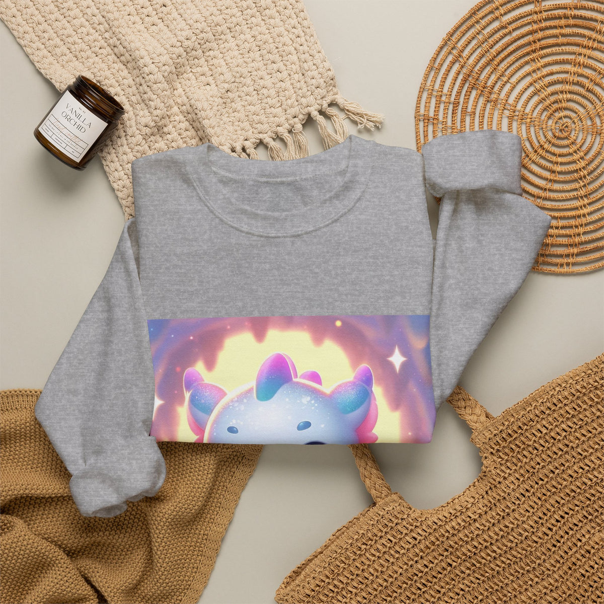 Pastel Treasure Dragon Kawaii Fantasy Sweatshirt