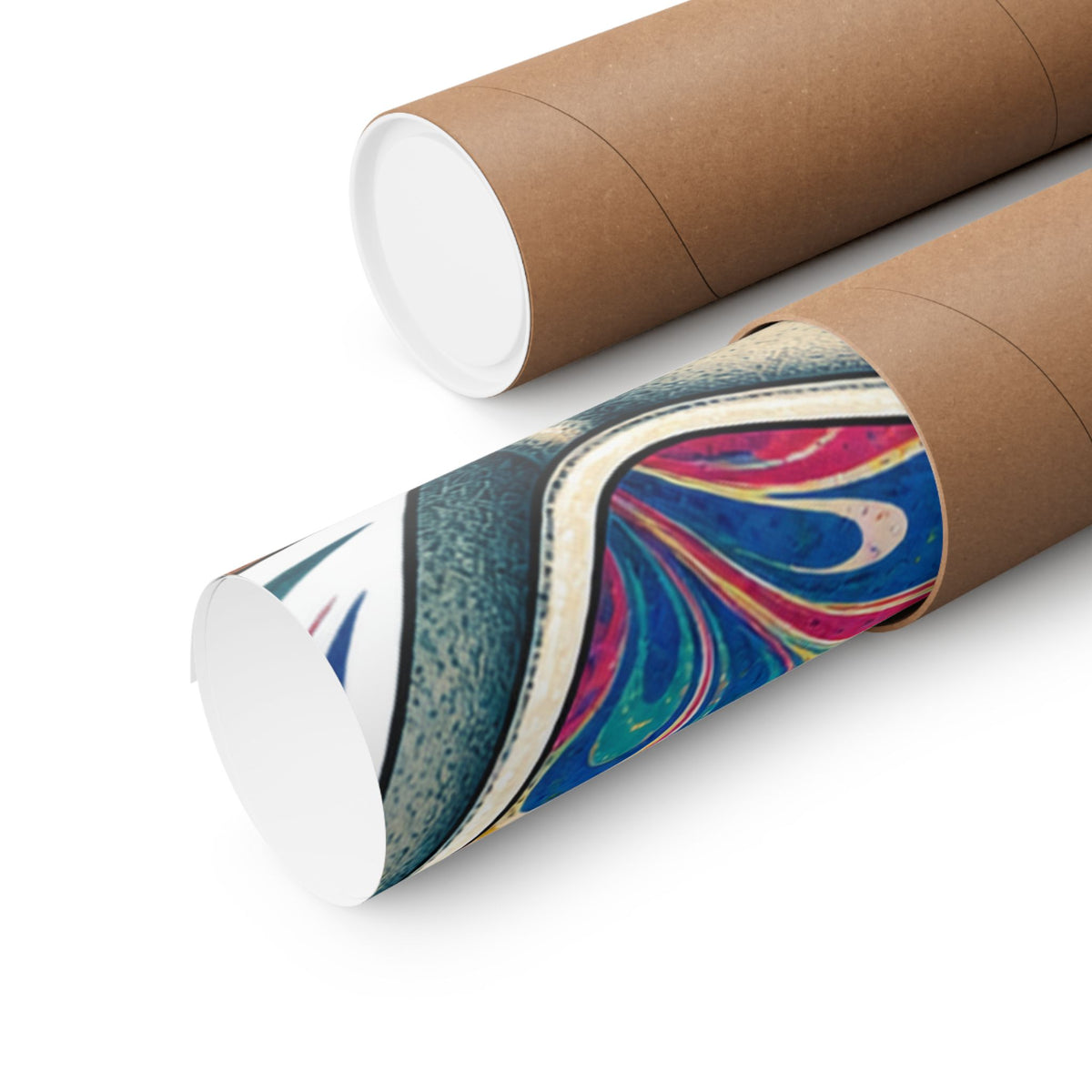 Colorful Paper Marbling Workshop Poster