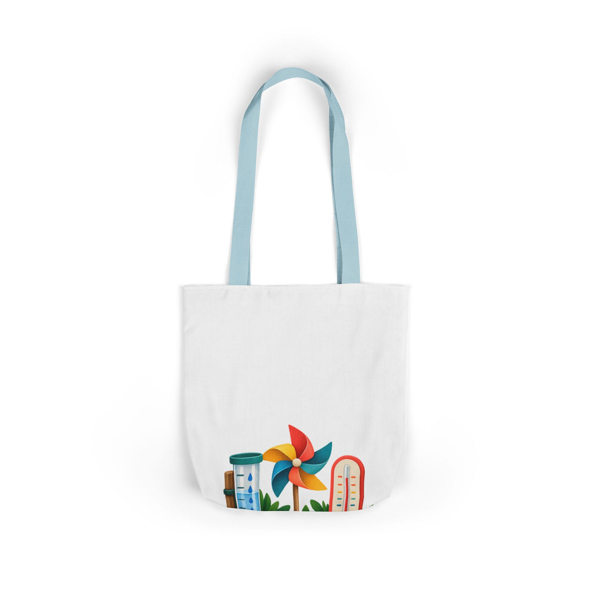 Colorful Backyard Weather Watching Kit Tote Bag