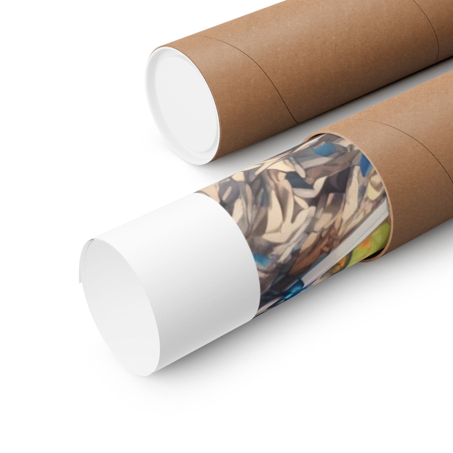 Recycling Rescue Anime Heroine Eco Street Art Poster
