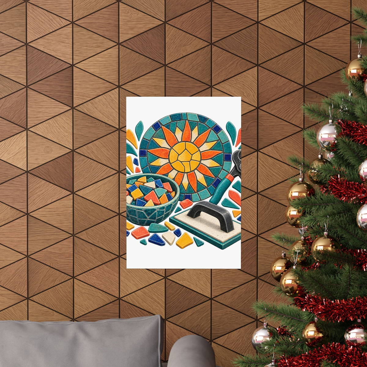 Sunburst Mosaic Making Workshop Poster