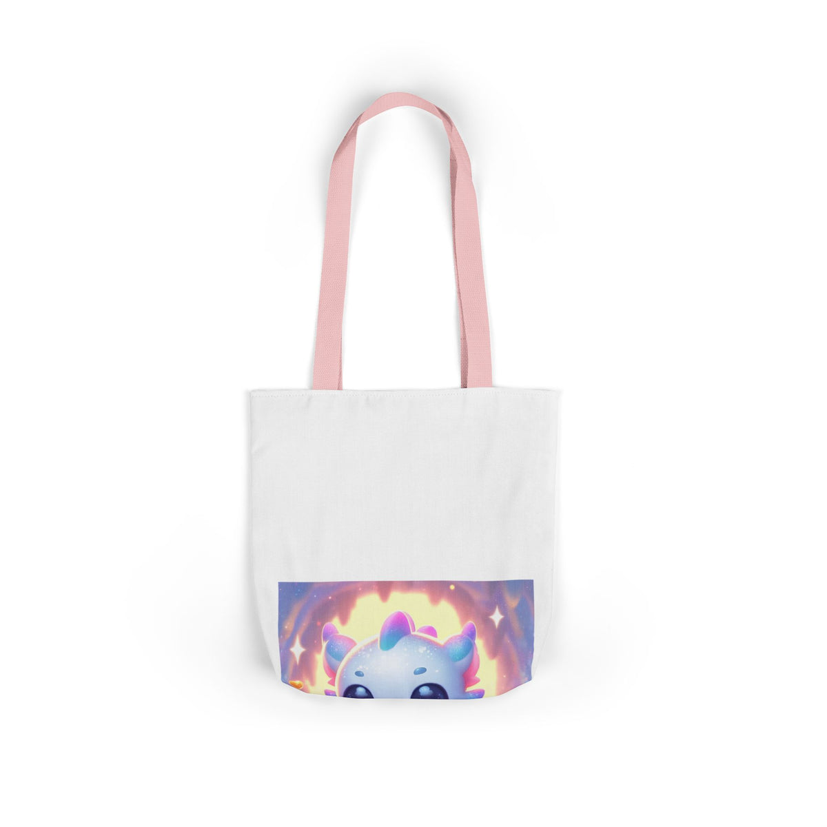 Pastel Treasure Dragon Kawaii Fantasy Canvas Tote Bag