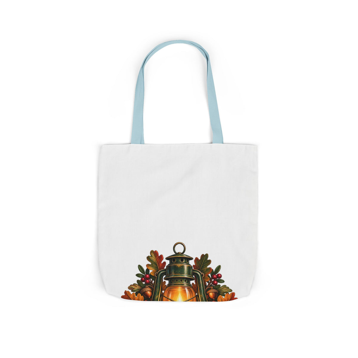 Autumn Oak Lantern and Acorns Tote Bag