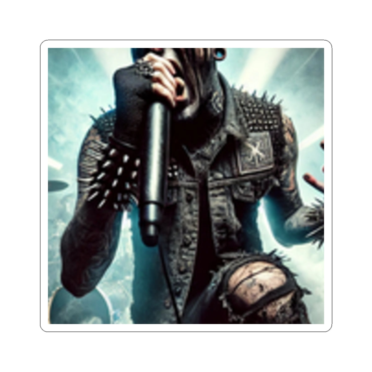 Punk Rock Vocalist Stage Energy Music Sticker