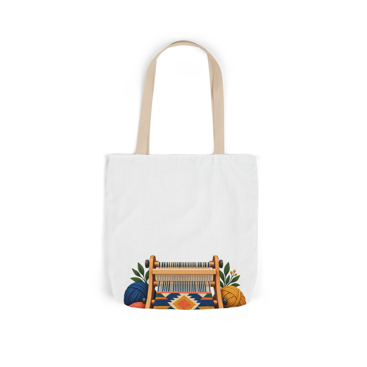 Geometric Hand Weaving Workshop Tote Bag