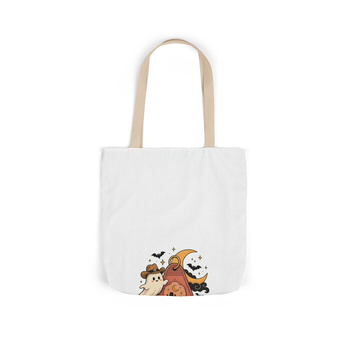 Haunted Desert Keytag Ghost Halloween Tote Bag
