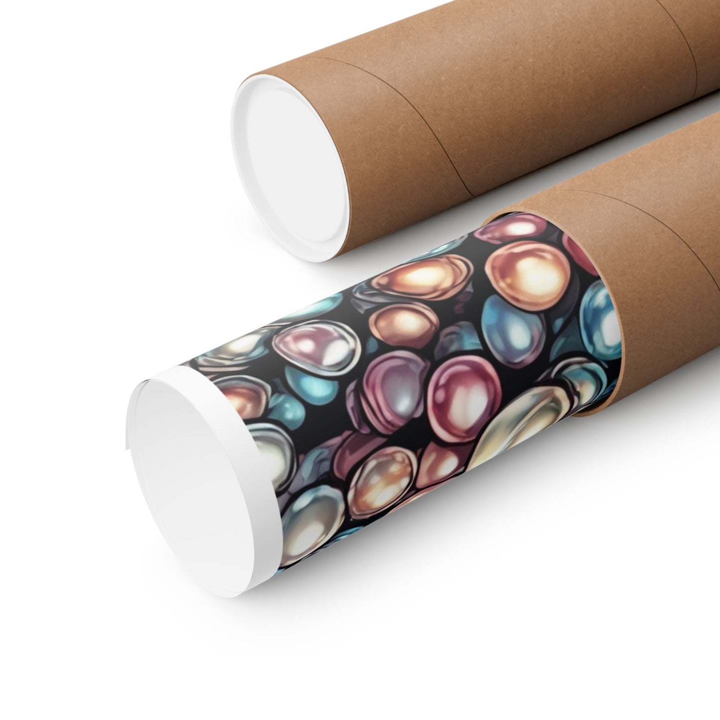 Pearl Bubble Pattern Abstract Gift Art Poster