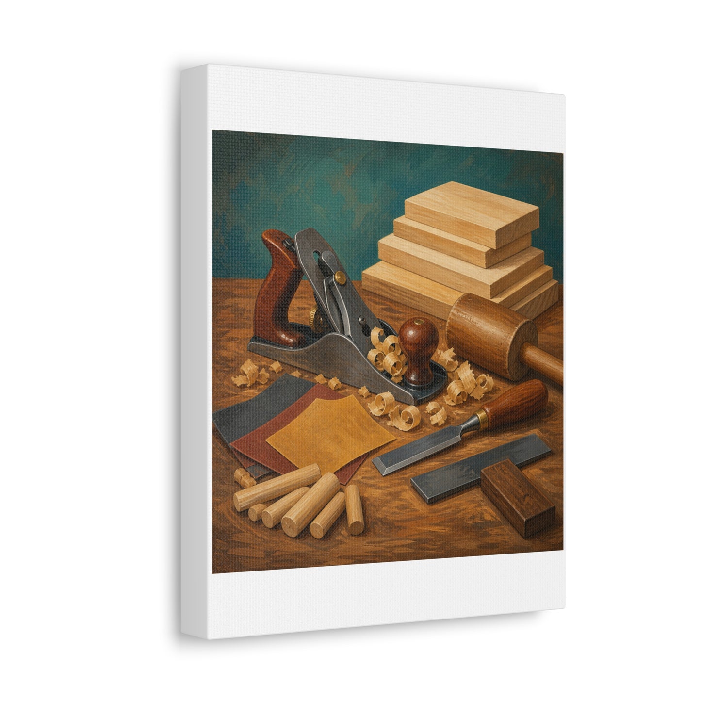Classic Woodworking Tools Hobby Canvas Art