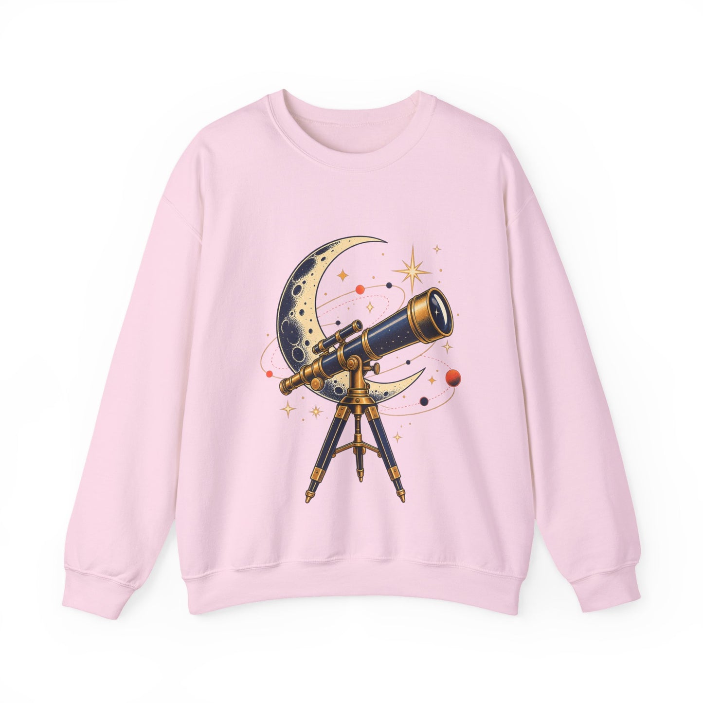 Vintage Telescope Celestial Astronomy Sweatshirt