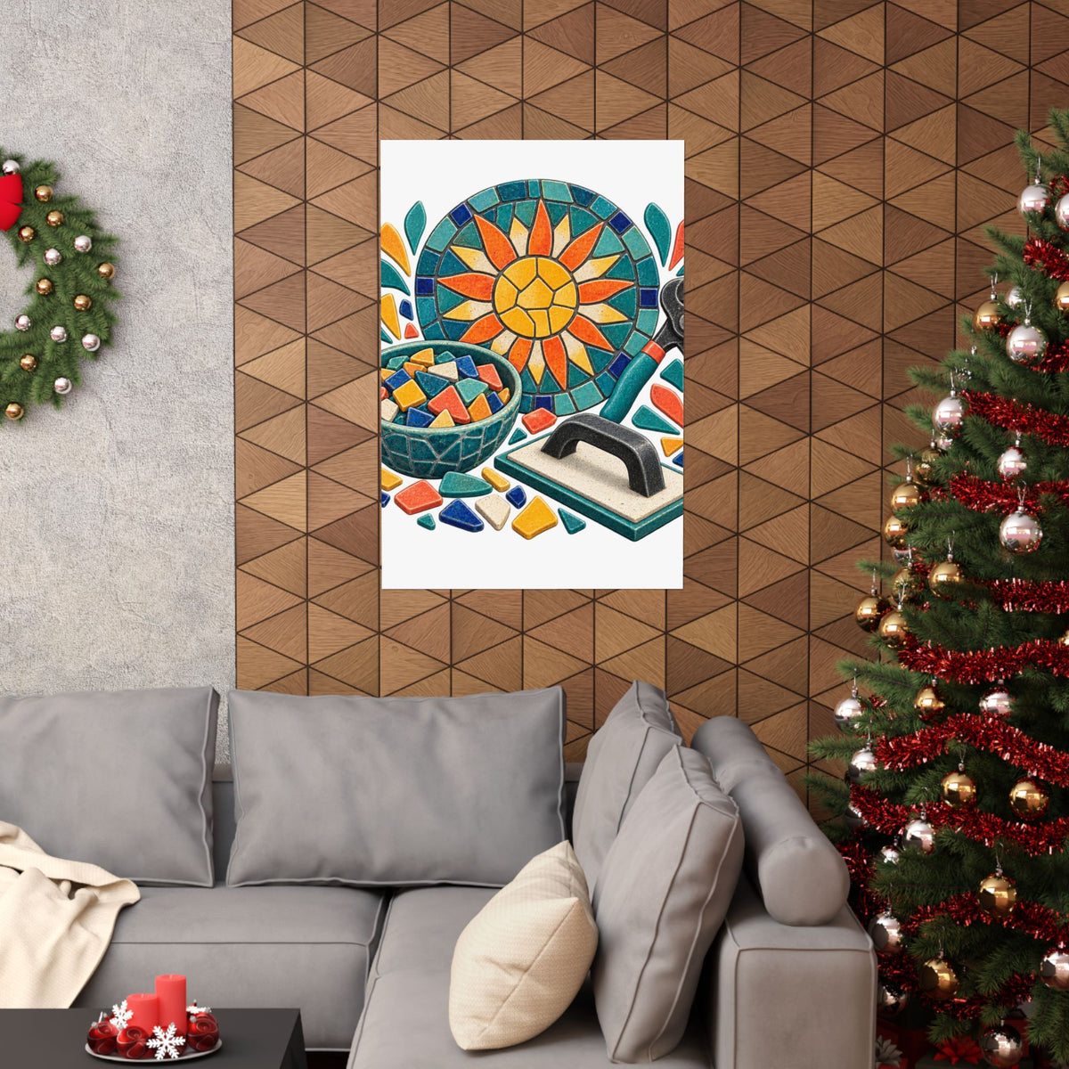 Sunburst Mosaic Making Workshop Poster