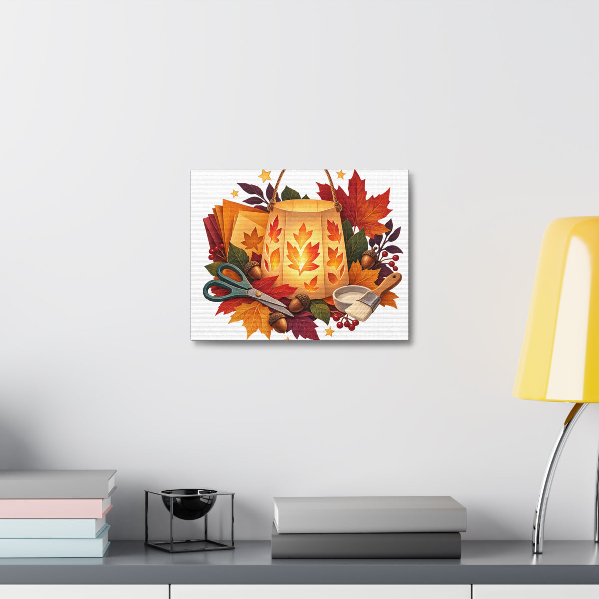 Autumn Lantern Making Workshop Canvas