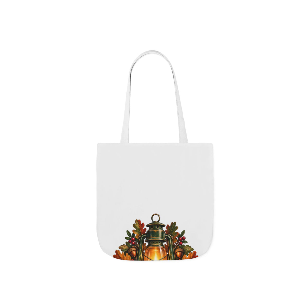 Autumn Oak Lantern and Acorns Tote Bag