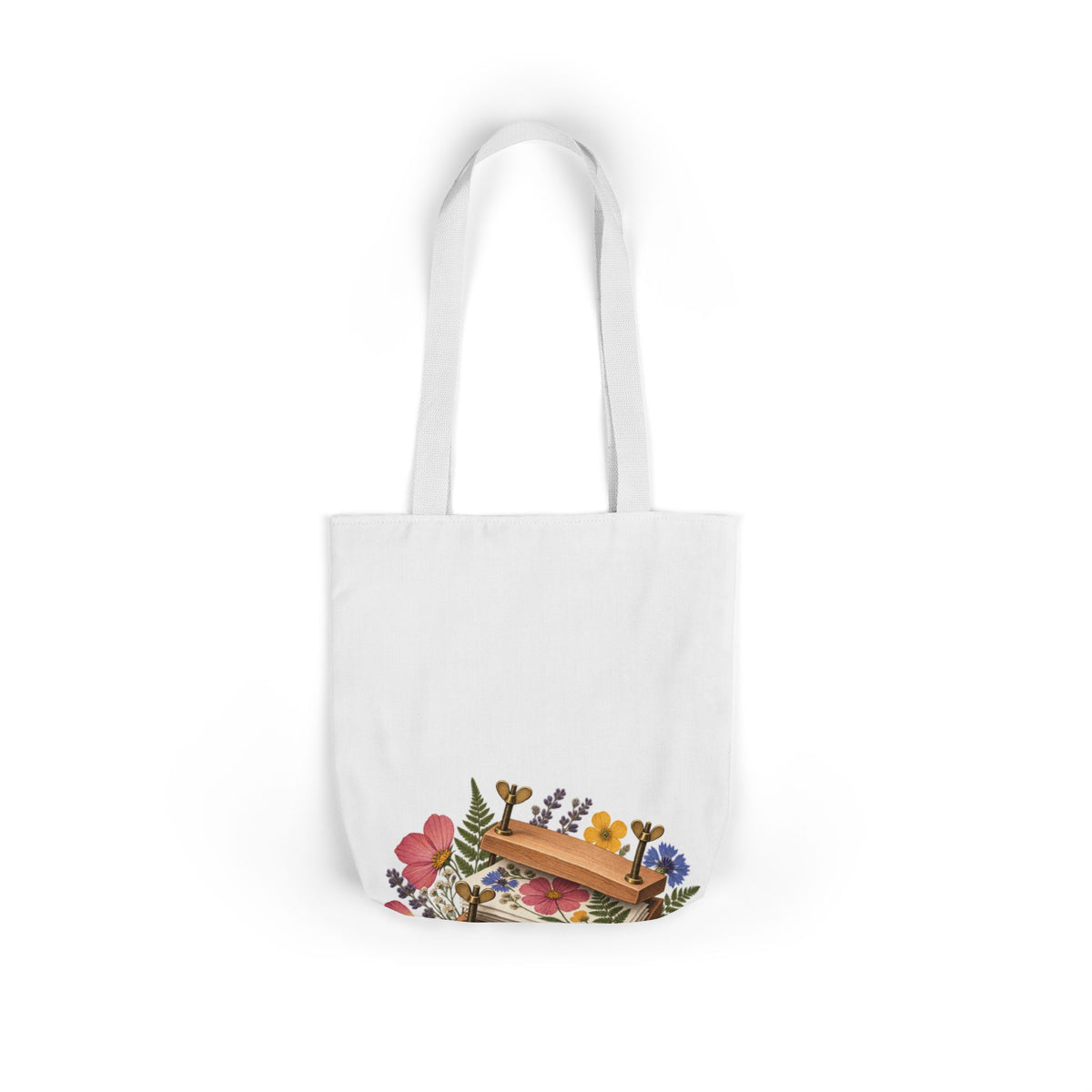 Botanical Flower Press Workshop Tote Bag