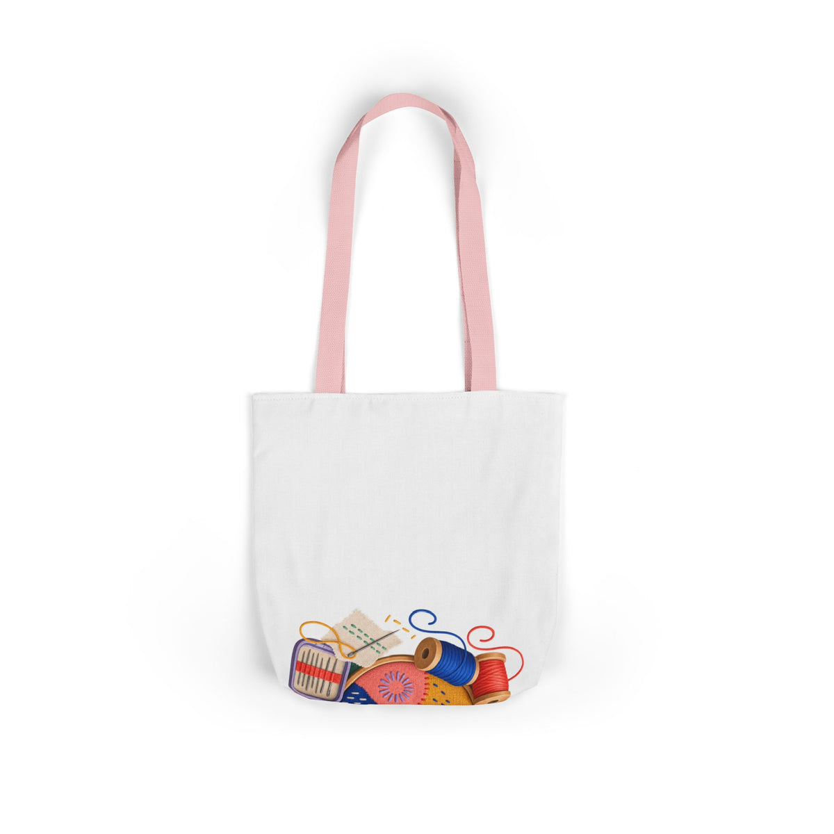Colorful Visible Mending Workshop Tote Bag