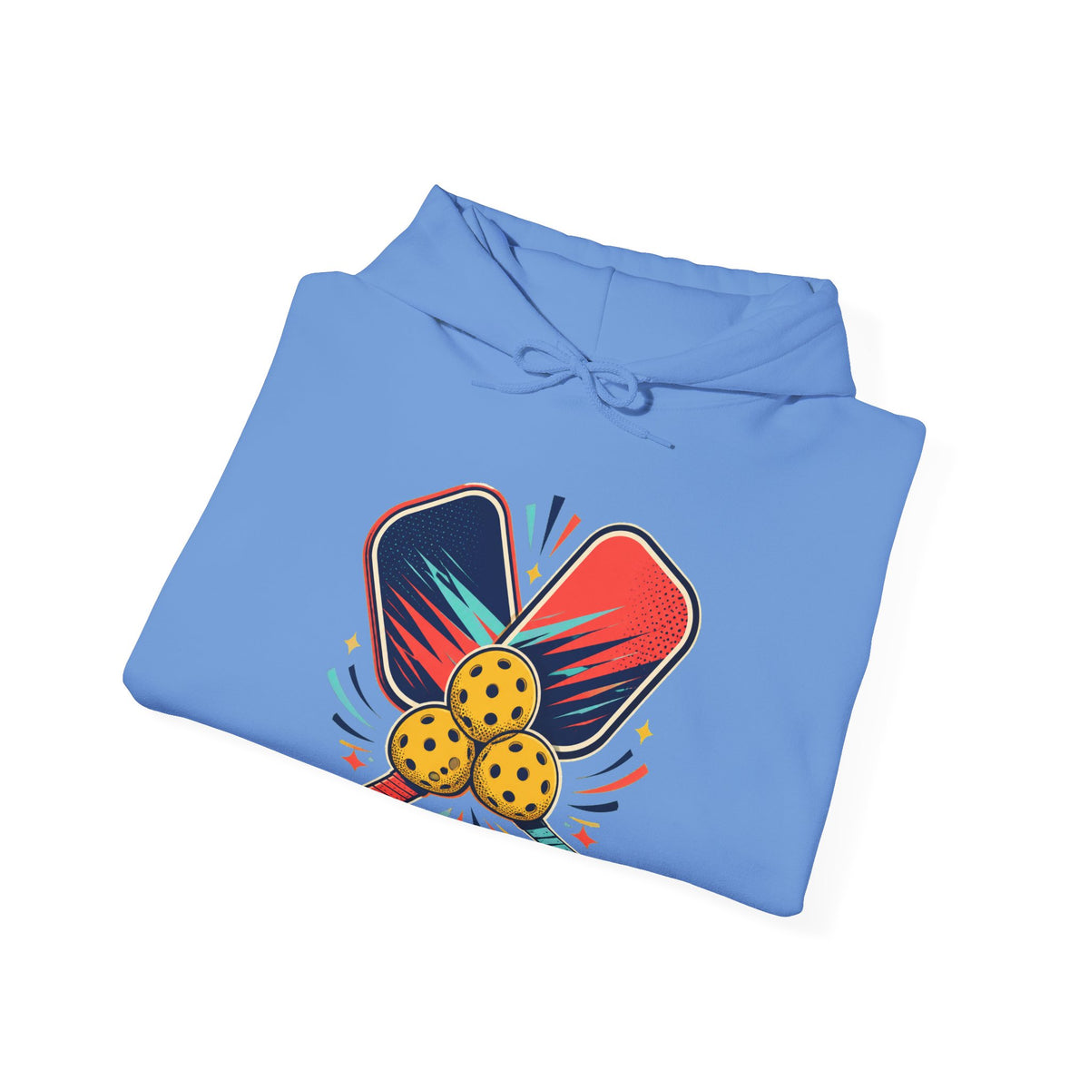 Retro Pickleball Paddles Recreational Sports Hoodie
