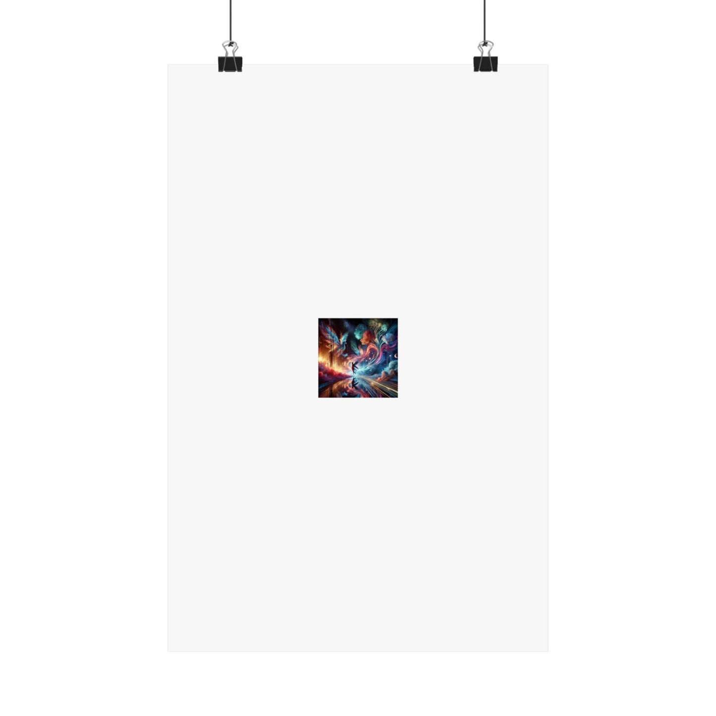 Cosmic Aurora Dancer Dreamscape Celestial Dance Poster