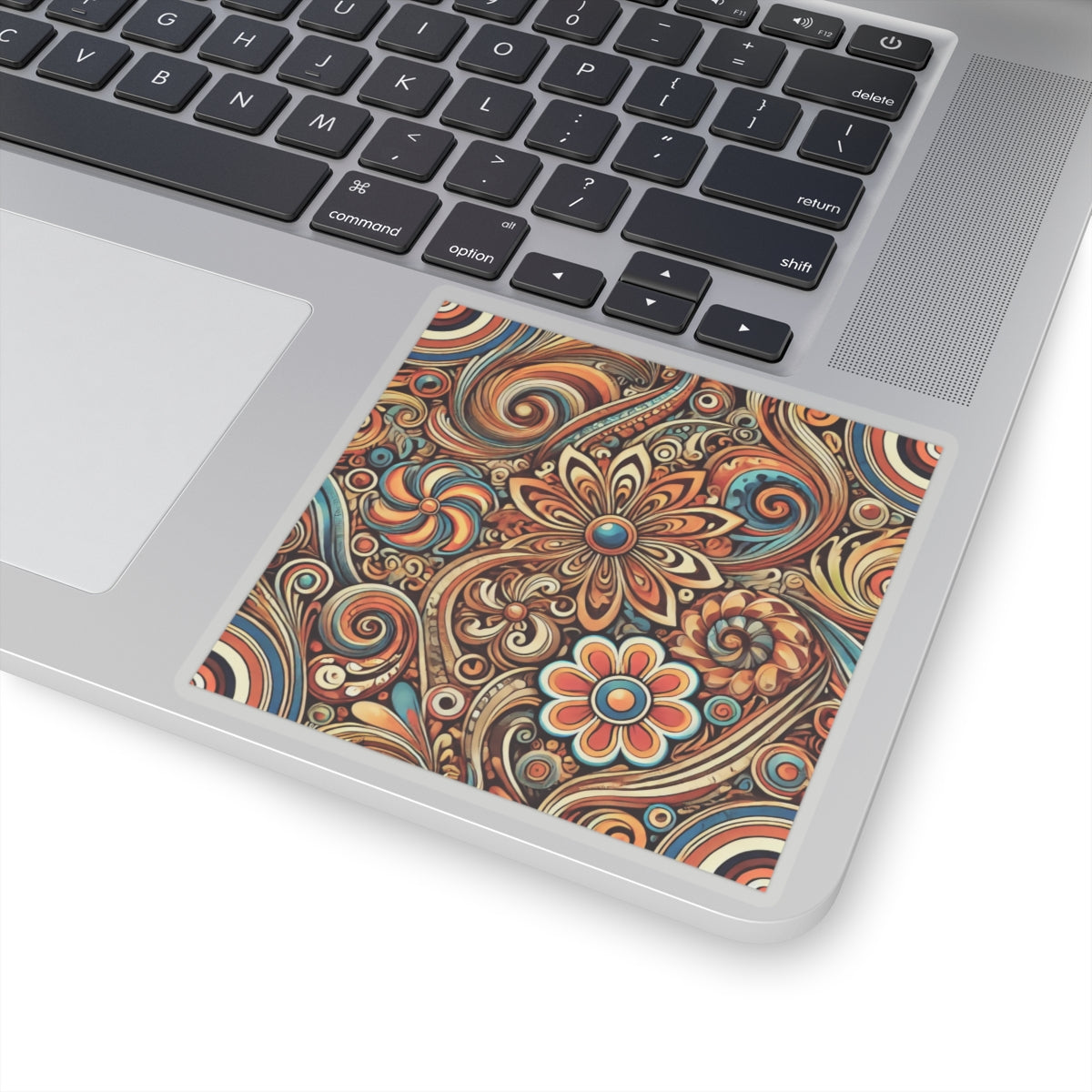Ornate Abstract Floral Paisley Pattern Sticker