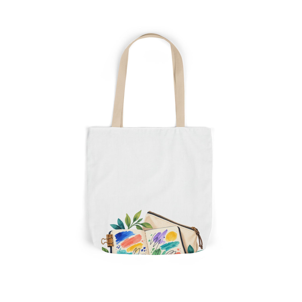 Colorful Urban Sketching Travel Kit Tote Bag